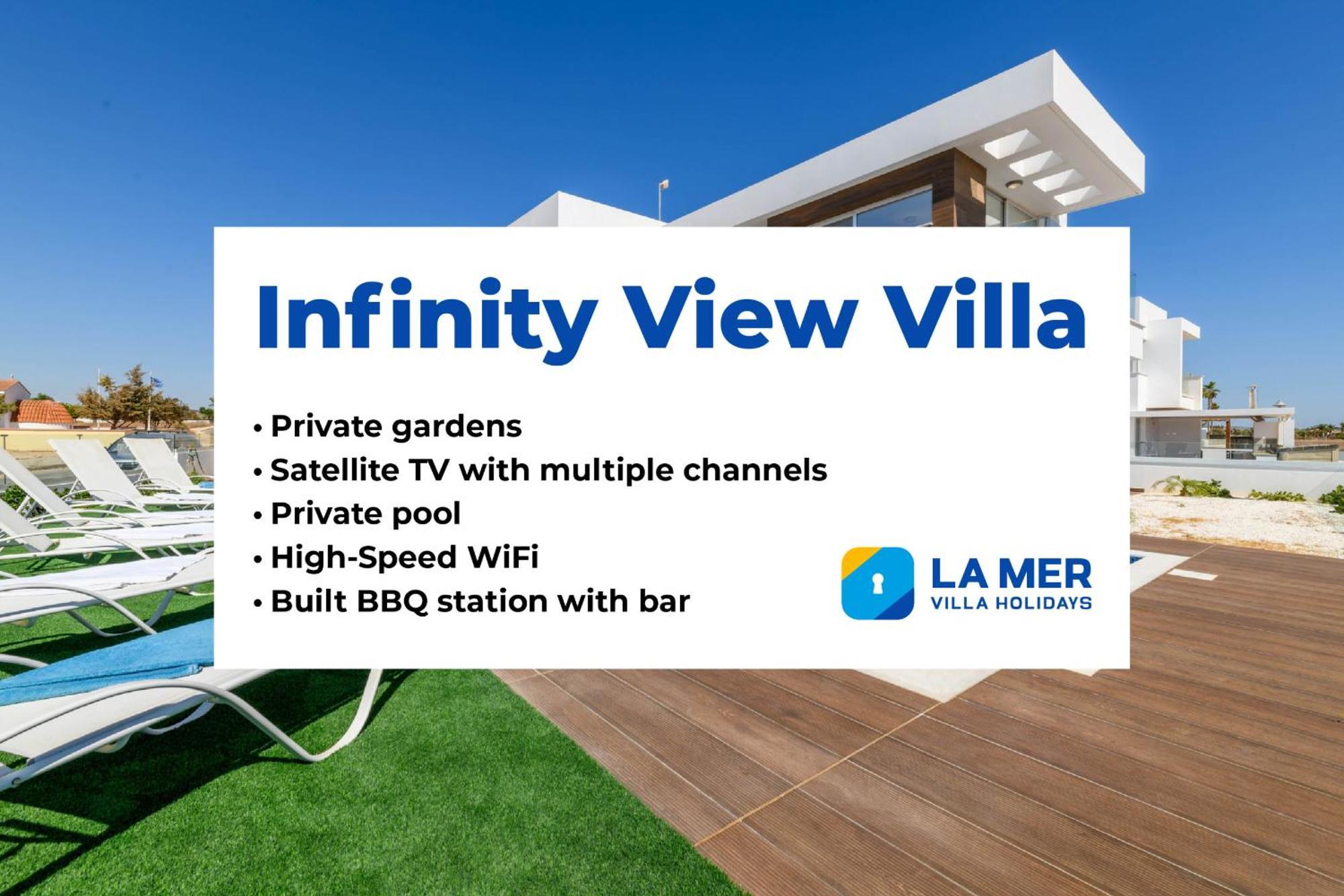 Infinity View Villa Айя Напа Екстериор снимка